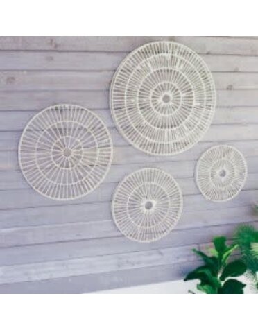 Hand Made Paper Disc Wall Art, Large, 24 in.