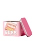 Pinkmas Line Biscuits with the Boss, Ted Lasso Candle, Pink Tin