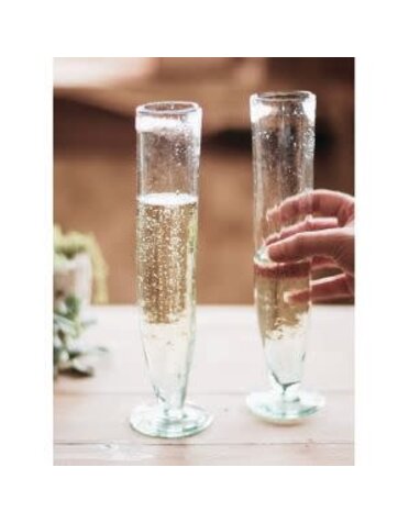 Recycled Tall Champagne Flute