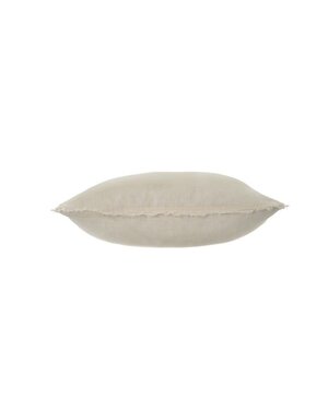 Lina Linen Pillow, Ivory, 20 x 20 in.
