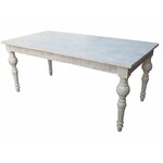 Rectangle Table, Washed White, 71x36x30