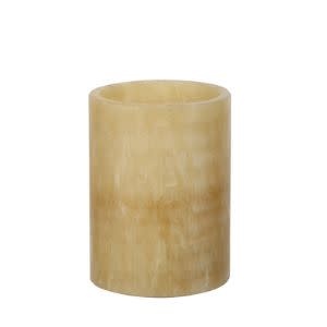 Curated LED Faux Pillar Candle, 4 in. x 5 in.