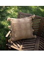 Hand Woven Theros Pillow, Brown, 20 in. x 20 in.