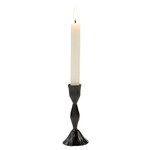 Zora Forged Candlestick, Gunmetal, 2.5 X 5.5 in.