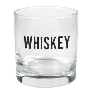 Launch Pad Gifts Whiskey Stylized Rocks Glass, 11 oz.