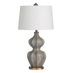 Garnet Table Lamp, Grey, 17 X 17 X 31.5