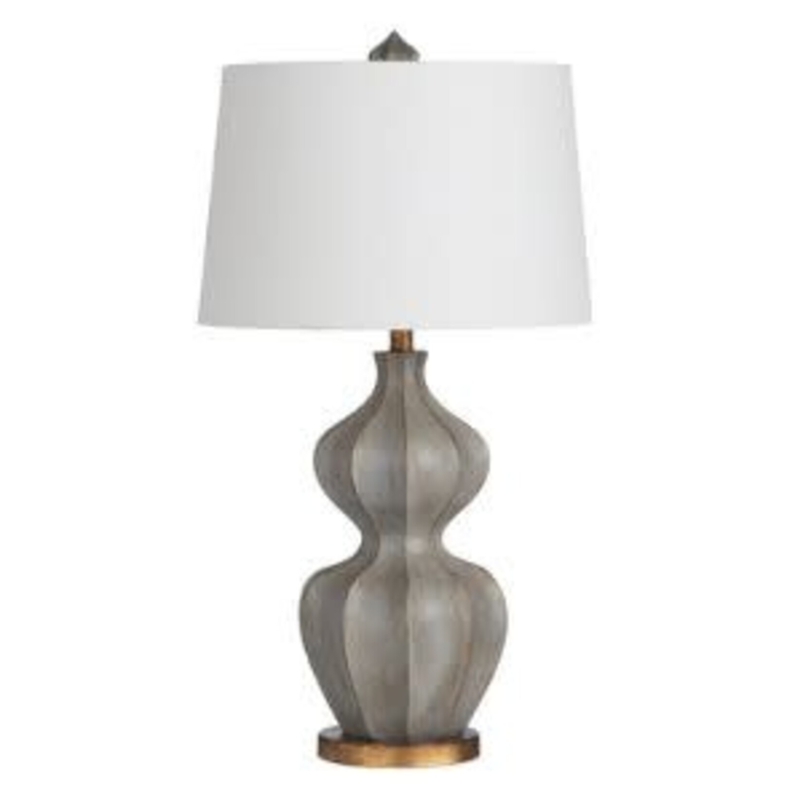 Garnet Table Lamp, Grey, 17 X 17 X 31.5