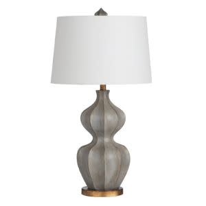 Garnet Table Lamp, Grey, 17 X 17 X 31.5, Lamp Available for Local Delivery or Pick Up