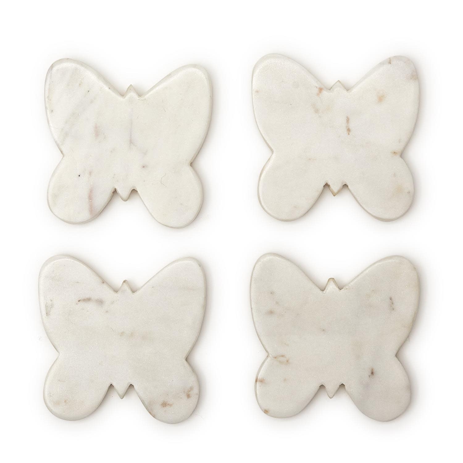 Butterfly Marble Coaster Set