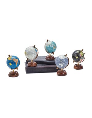 Assorted Around the World Mini Globe, priced individually