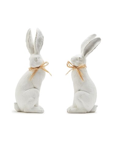 Hare Comes Easter, Assorted White Rabbits, priced individually
