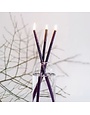 Everlasting Candle Black, candles only,  set of 3