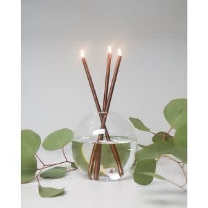 Everlasting Candles Copper, candles only,  set of 3