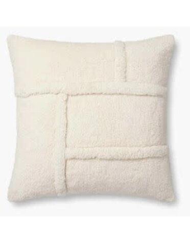 PLL0111 Ivory Pillow, 22 x 22 in.