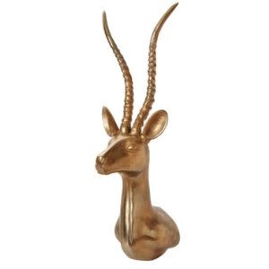 Brass Wall Mount, Antelope Head, Available for local pick up only