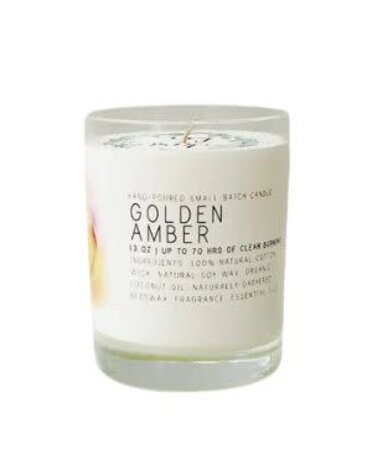 Just Bee Golden Amber Candle, 13 oz