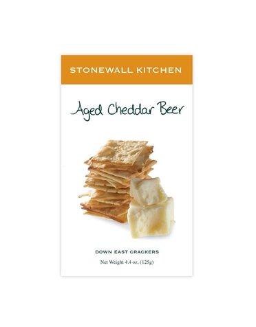 Stonewall Kitchen Aged Cheddar Beer Crackers, 4.4 oz