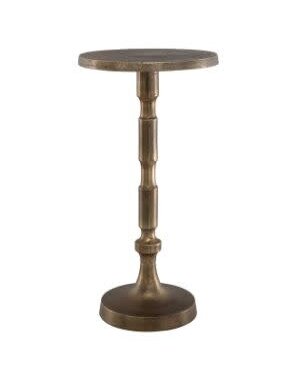 Antique Brass Accent Table, 12 X 24 X 12, Furniture Available for Local Delivery or Pick Up