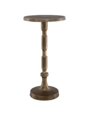 Antique Brass Accent Table, 12 X 24 X 12, Furniture Available for Local Delivery or Pick Up