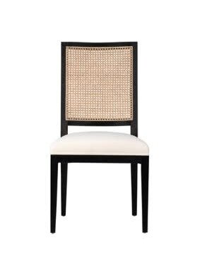 Norton Dining Chair, Antique Black Frame, For in store pick up only