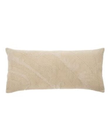Elodie Embroidered Pillow 14 x 31