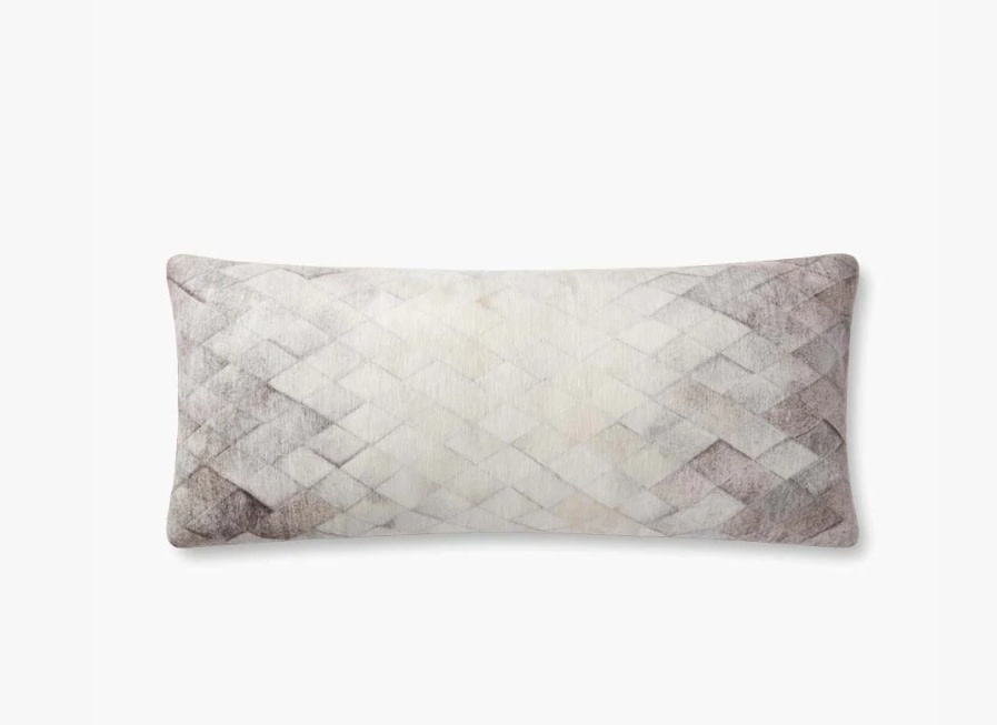P0897 Grey / Multi Pillow 13 x 35 in