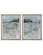 Far Away View Framed Prints, Set of two, 21 X 27, Artwork Available for Local Delivery or Pick Up