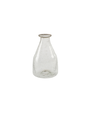 Recycled Glass Bud Vase, Clear