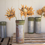 Reclaimed Ammunition Canister Bud Vase