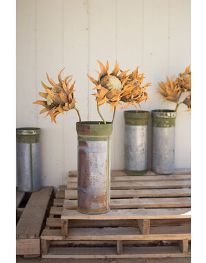 Reclaimed Ammunition Canister Bud Vase