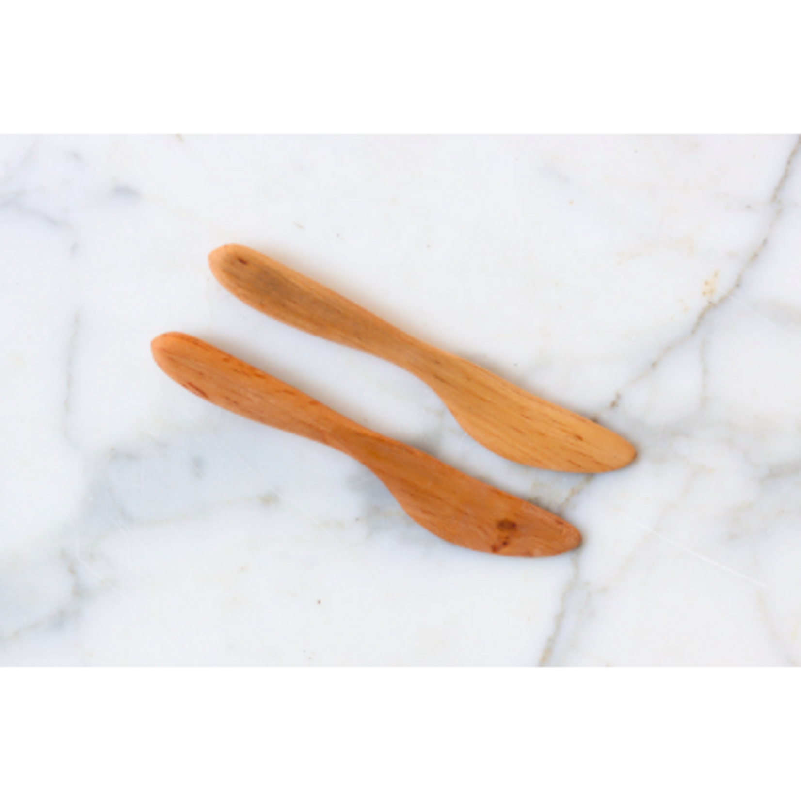 Fruitwood Butter Spreader, Set of 2