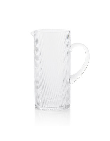 Connaught Rippled Glass Pitcher