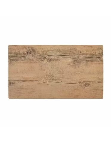 Melamine Wood Rectangular Tray, 18x10"