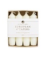 Neutral Candles - Tapers, 4 inch, 8 pack