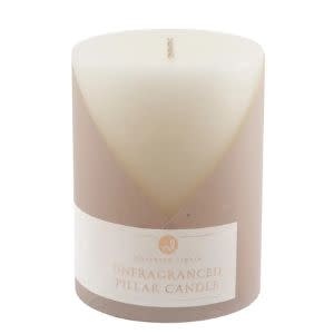Unscented Candles - 3x4 Pillar, Pure White