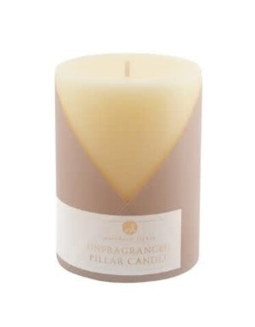 Unscented Candles - 3x4 Pillar, Ivory