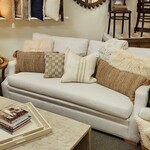Sherrill - Turbo Cream Sofa 39 x 88 x 24 Customizable