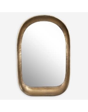 Bradano Arch Mirror, Brass, 24 X 36, Mirror Available for Local Delivery or Pick Up