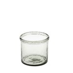 Hammered Glass Hurricane, Medium, 6.25 in.
