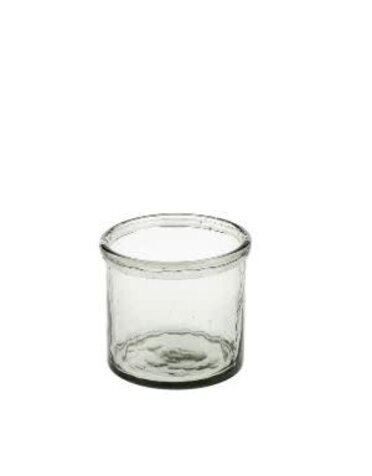 Hammered Glass Hurricane, Medium, 6.25 in.