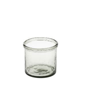 Hammered Glass Hurricane, Medium, 6.25 in.