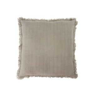 Frayed Edge Pillow, Light Grey, 20 in. x 20 in.