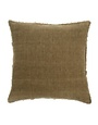 Lina Linen Pillow, Fennel, 24 in. x 24 in.