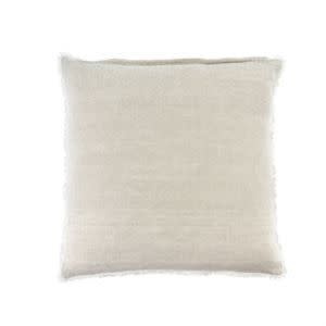 Lina Linen Pillow, Chambray, 24 in. x 24 in.