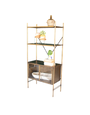 Metal Shelf with Glass Doors 35 x 12 x 70.5, Furniture Available for Local Delivery or Pick Up