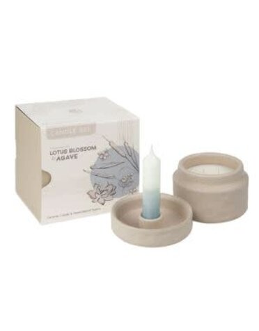 Mindful Moments Candle Set, Lotus Blossom & Agave
