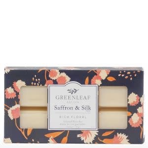 Greenleaf Scented Wax Bar, Saffron & Silk