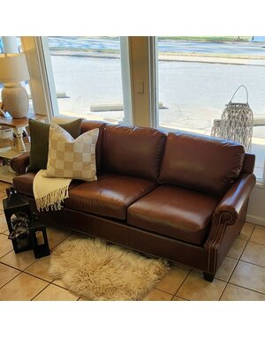 Whitmore Sherrill - Bentley Saddle Sofa 92 x 37 x 35 Customizable, Furniture Available for Local Delivery or Pick Up
