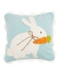 Bunny Carrot Felted Pillow