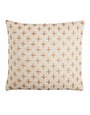 Square Cross  Embroidered Pillow